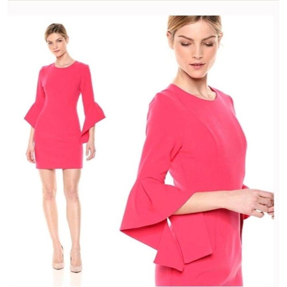 BLACK HALO LORIE MINI COCKTAIL PINK DRESS SIZE 0